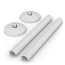 Talus - White Gloss Snap On Pipe Covers 200mm
