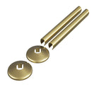 Talus -  Brushed Brass Brushed Alloy Metal Snap On Pipe Covers 300mm