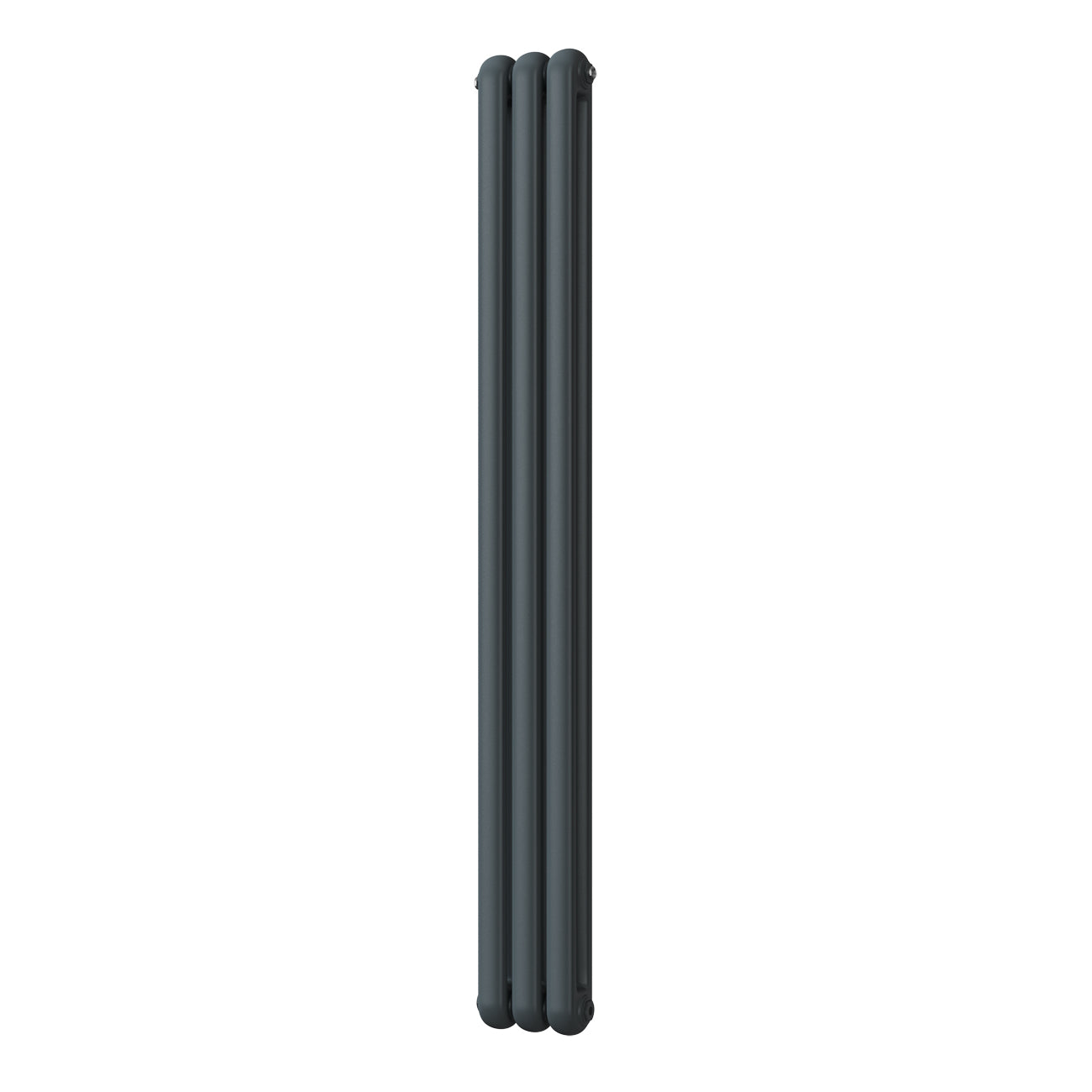Sherwood - Anthracite Vertical Round Top Column Radiator H1800mm x W229mm 2 Column