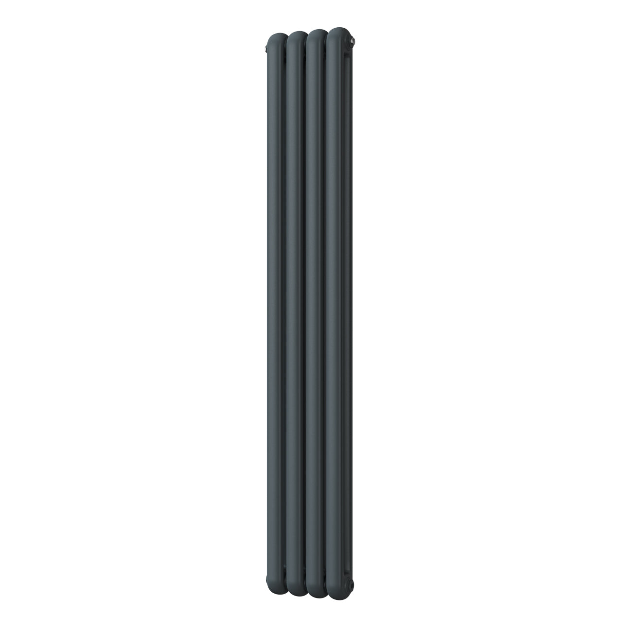 Sherwood - Anthracite Vertical Round Top Column Radiator H1800mm x W298mm 2 Column