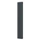 Sherwood - Anthracite Vertical Round Top Column Radiator H1800mm x W298mm 2 Column