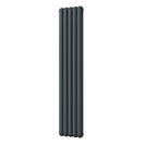 Sherwood - Anthracite Vertical Round Top Column Radiator H1800mm x W368mm 2 Column