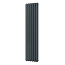 Sherwood - Anthracite Vertical Round Top Column Radiator H1800mm x W437mm 2 Column