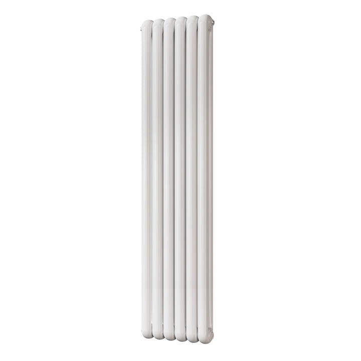 Sherwood - White Vertical Round Top Column Radiator H1800mm x W437mm 2 Column
