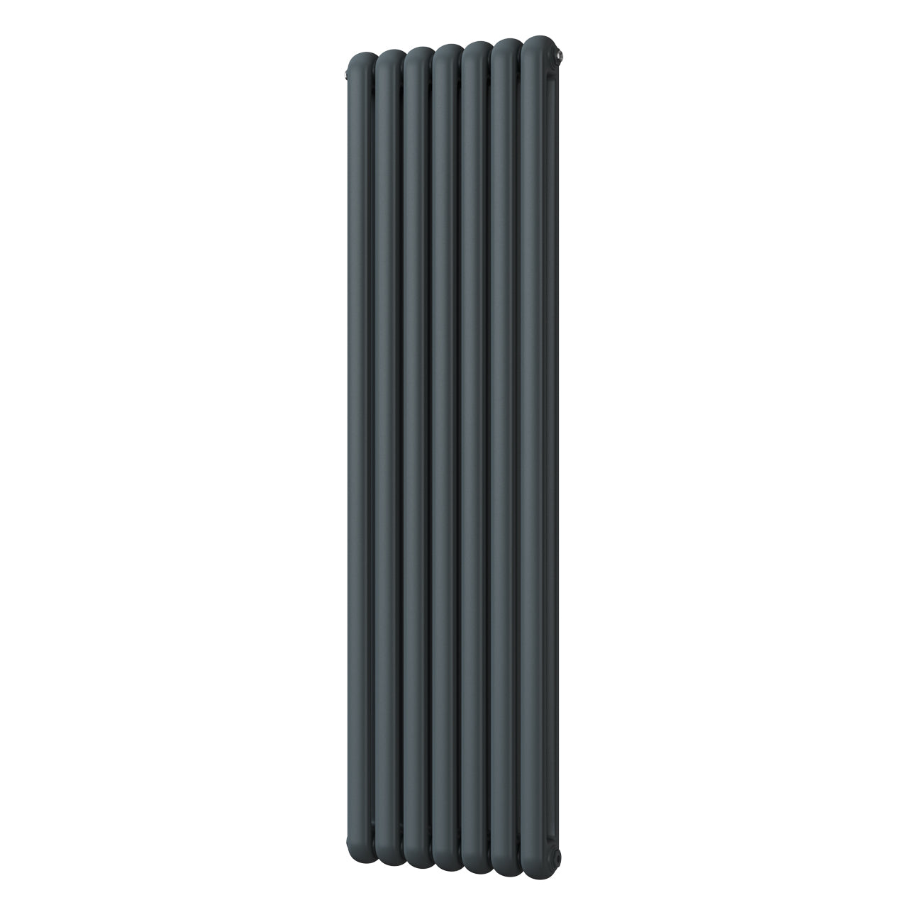Sherwood - Anthracite Vertical Round Top Column Radiator H1800mm x W507mm 2 Column