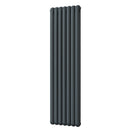 Sherwood - Anthracite Vertical Round Top Column Radiator H1800mm x W507mm 2 Column