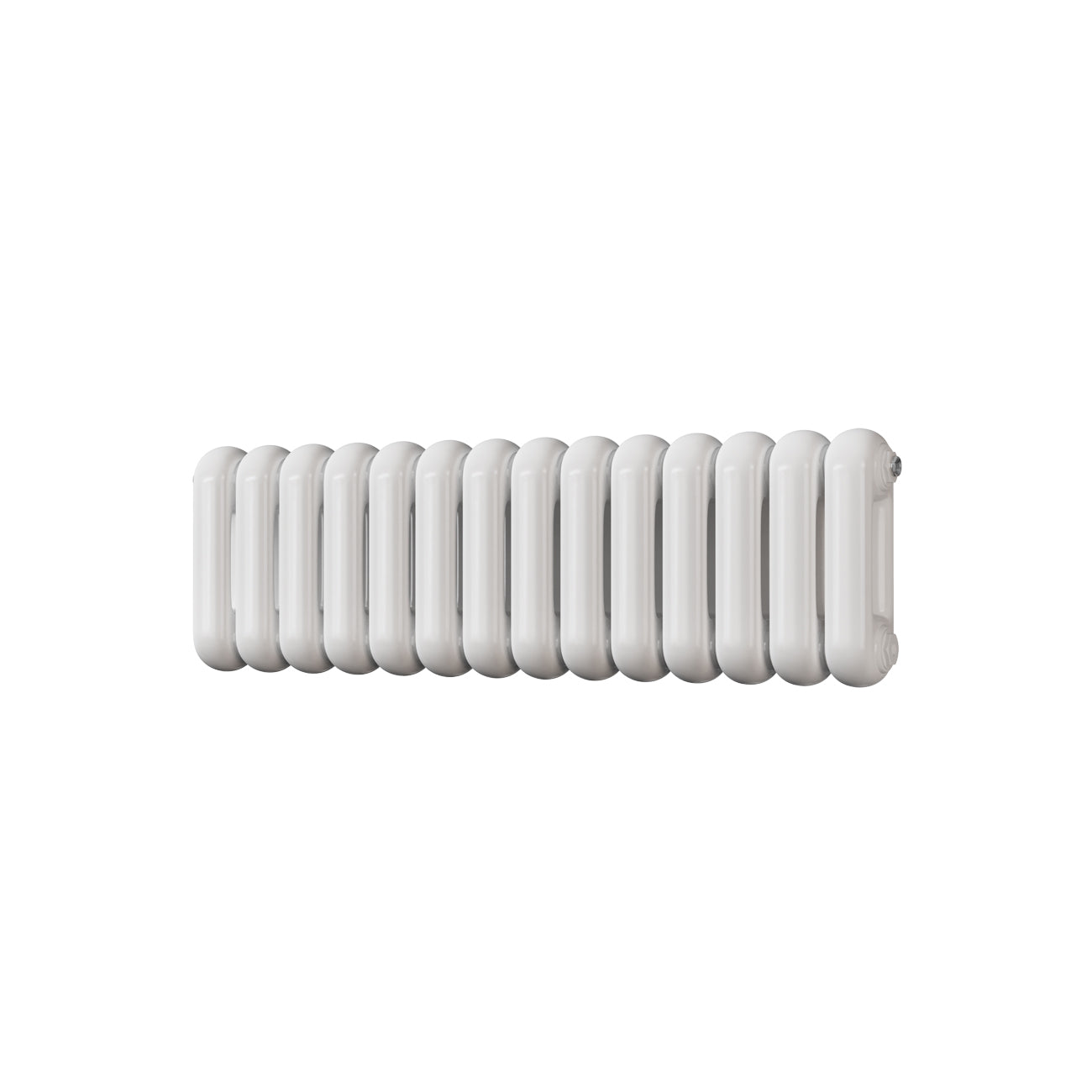 Sherwood - White Round Top Column Radiator H300mm x W993mm 2 Column