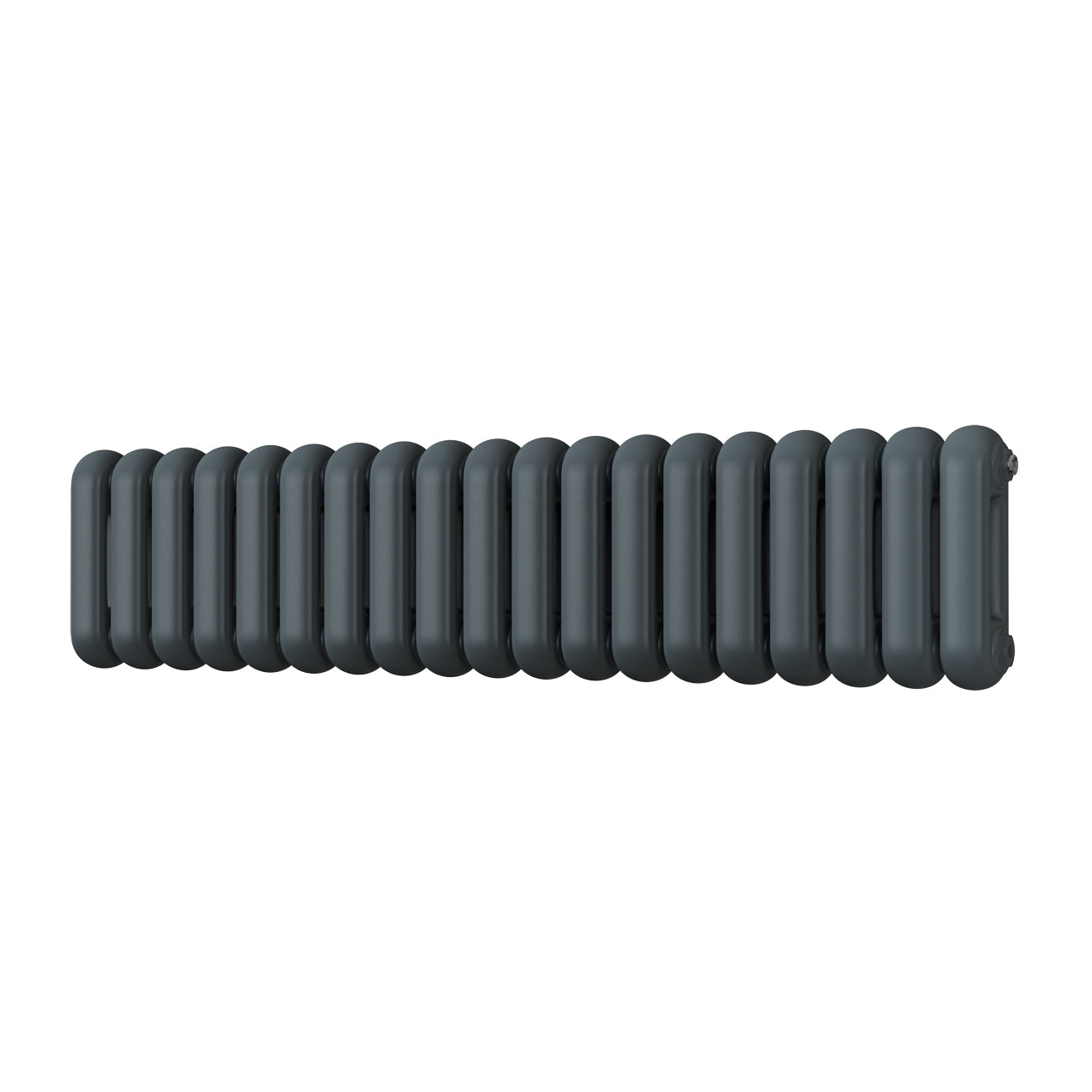 Anthracite Round Top Column Radiator H300mm x W1340mm 2 Column ...