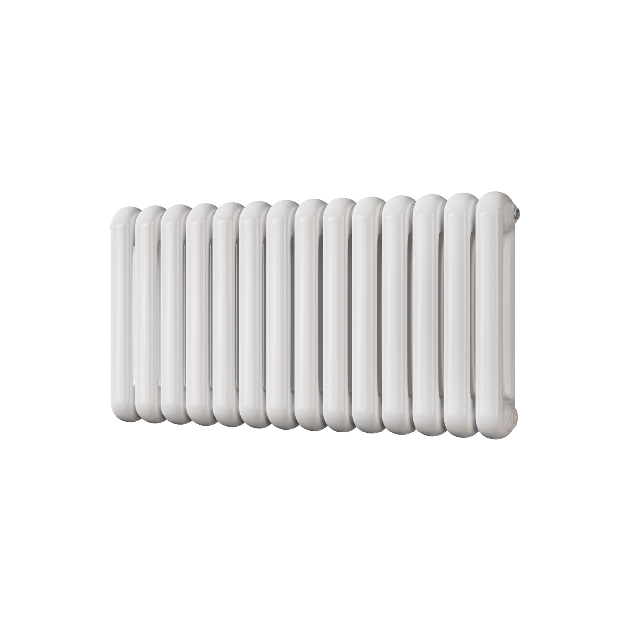 Sherwood - White Round Top Column Radiator H500mm x W993mm 2 Column