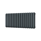 Sherwood - Anthracite Round Top Column Radiator H500mm x W1132mm 2 Column