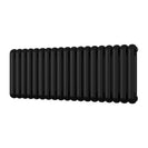 Sherwood - Black Round Top Column Radiator H500mm x W1340mm 2 Column