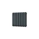 Sherwood - Anthracite Round Top Column Radiator H500mm x W576mm 2 Column