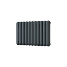 Sherwood - Anthracite Round Top Column Radiator H500mm x W785mm 2 Column