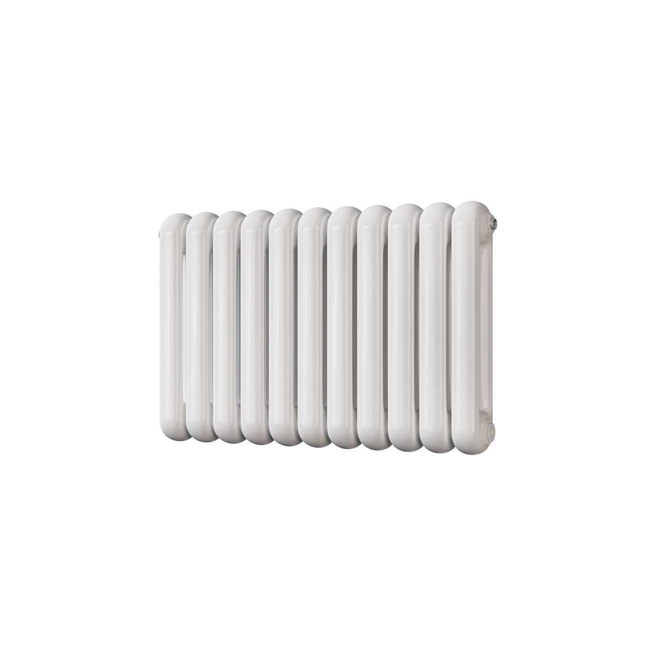 White Round Top Column Radiator H500mm x W785mm 2 Column - Sherwood ...