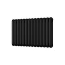 Sherwood - Black Round Top Column Radiator H600mm x W993mm 2 Column