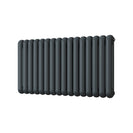 Sherwood - Anthracite Round Top Column Radiator H600mm x W1132mm 2 Column