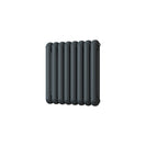 Sherwood - Anthracite Round Top Column Radiator H600mm x W576mm 2 Column