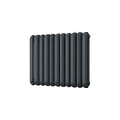 Sherwood - Anthracite Round Top Column Radiator H600mm x W785mm 2 Column