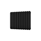Sherwood - Black Round Top Column Radiator H600mm x W785mm 2 Column