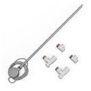 Talus - Dual Fuel Towel Rail Kit 600w Touch Thermostatic White