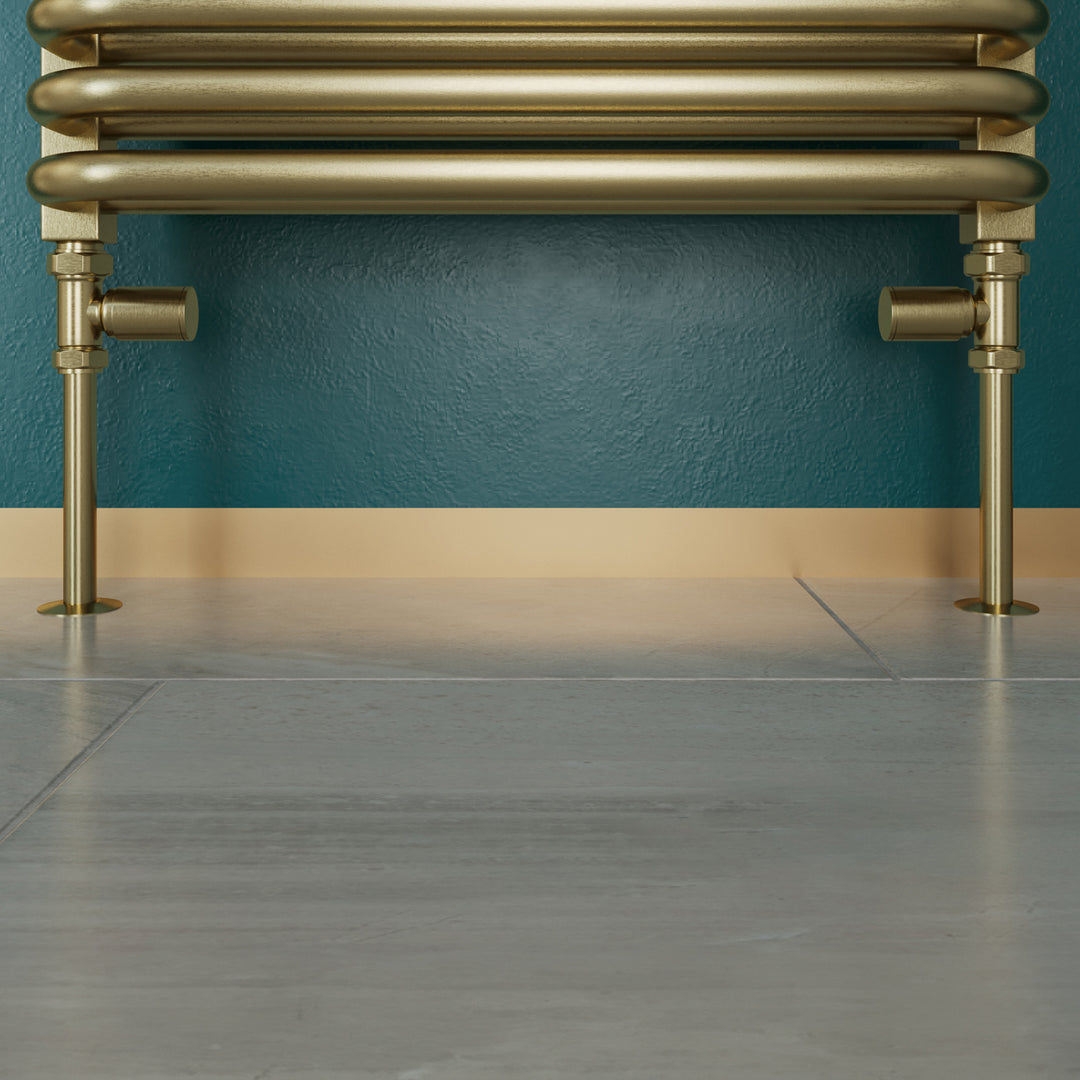 Talus - Brushed Brass Brushed Pipe Covers 130mm