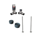 Talus Bold - Thermostatic Radiator Valve & Accessory Kit - Anthracite Corner 15mm
