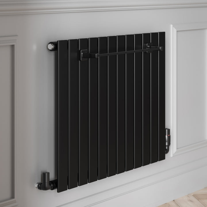 Talus - Square Magnetic Towel Bar 600mm - Black