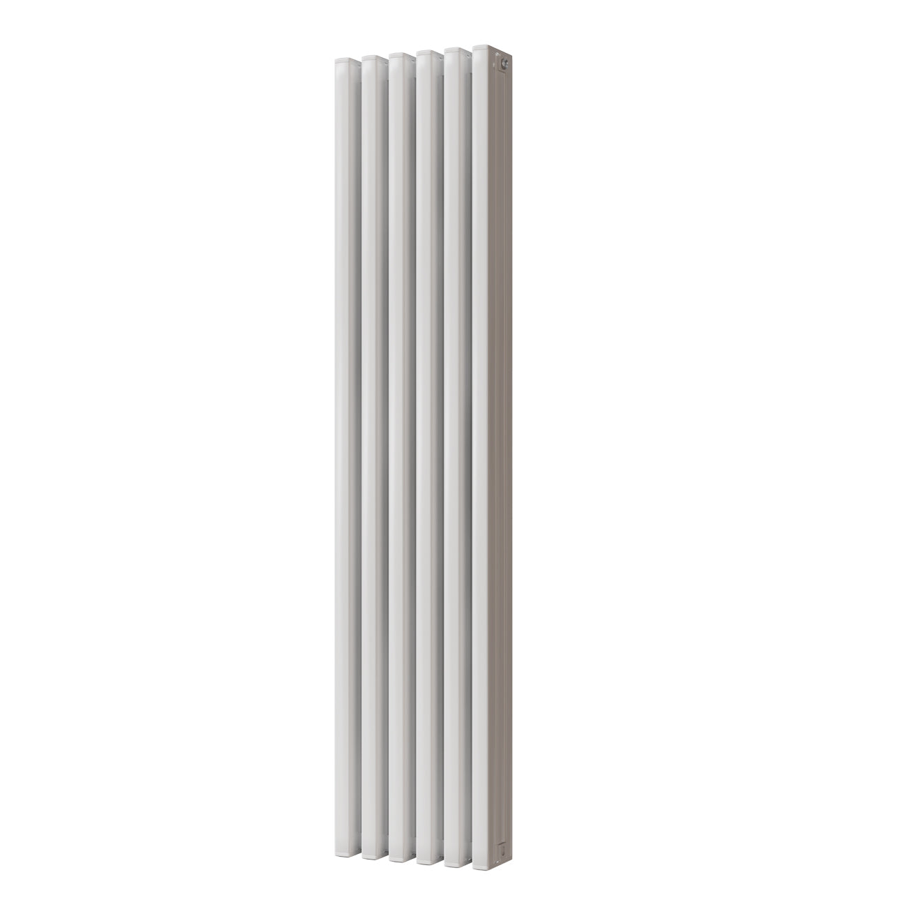 Temple - White Vertical Square Tube Column Radiator H1800mm x W390mm