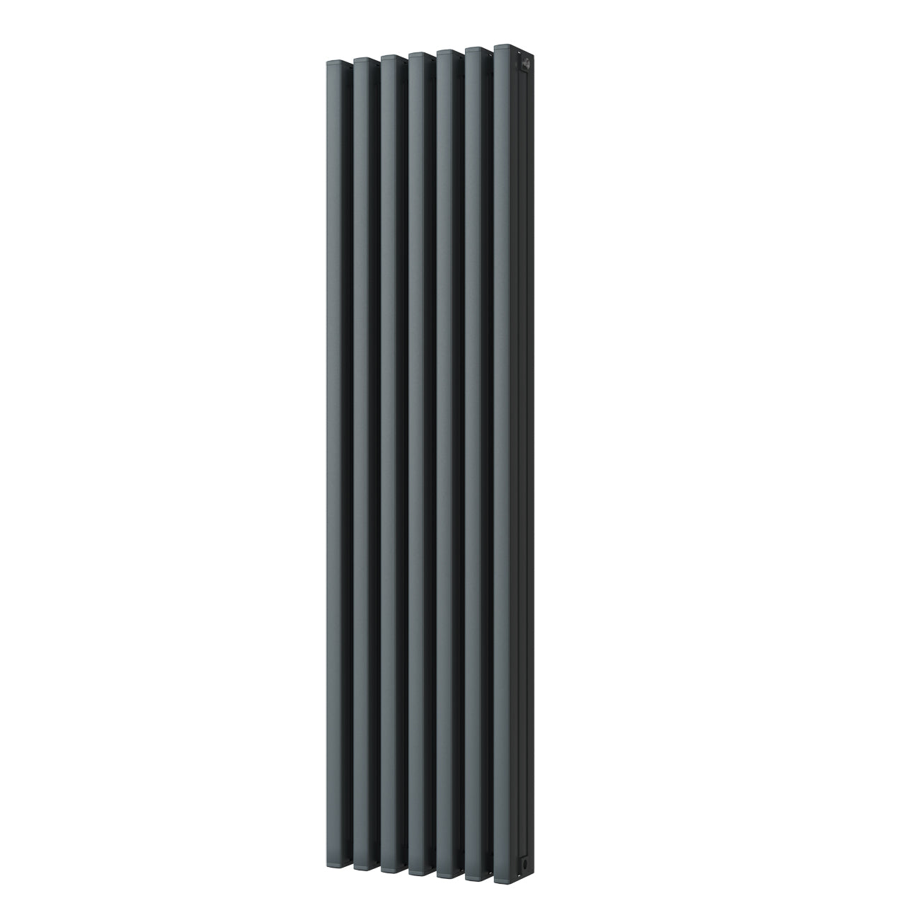 Temple - Anthracite Vertical Square Tube Column Radiator H1800mm x W460mm