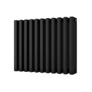 Temple - Black Square Tube Column Radiator H600mm x W730mm
