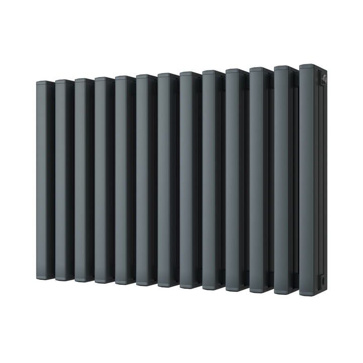 Temple - Anthracite Square Tube Column Radiator H600mm x W886mm