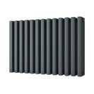 Temple - Anthracite Square Tube Column Radiator H600mm x W886mm