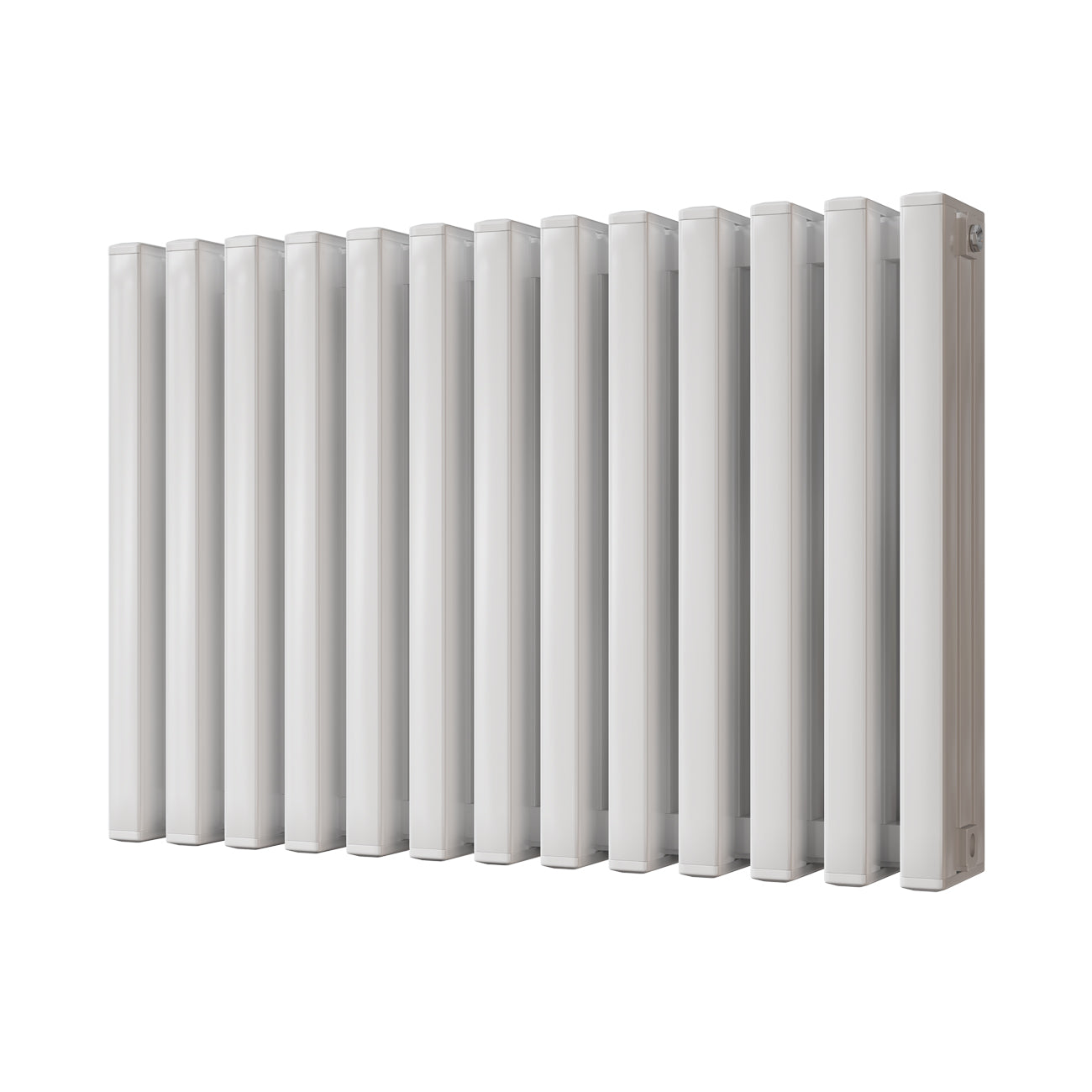 Temple - White Square Tube Column Radiator H600mm x W886mm