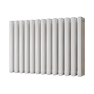 Temple - White Square Tube Column Radiator H600mm x W886mm
