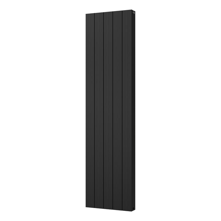 Thetford - Black Vertical Radiator Double Panel H1800mm x W466mm Grooved
