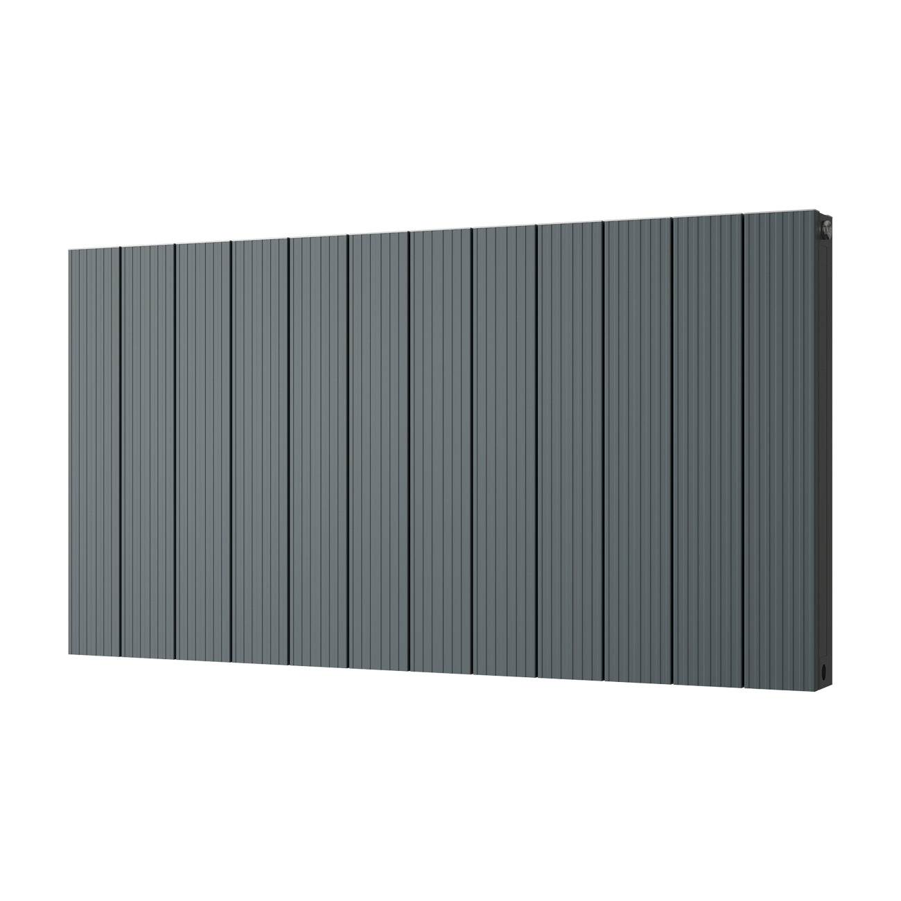 Thetford - Anthracite Horizontal Radiator Double Panel H600mm x W1124mm Grooved