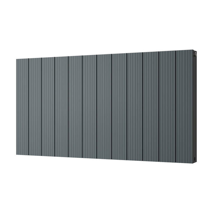 Thetford - Anthracite Horizontal Radiator Double Panel H600mm x W1124mm Grooved