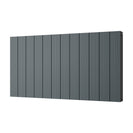 Thetford - Anthracite Horizontal Radiator Double Panel H600mm x W1124mm Grooved