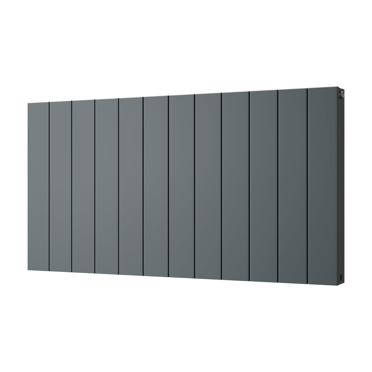 Anthracite Horizontal Radiator H600mm x W1124mm Smooth - Thetford | UK ...