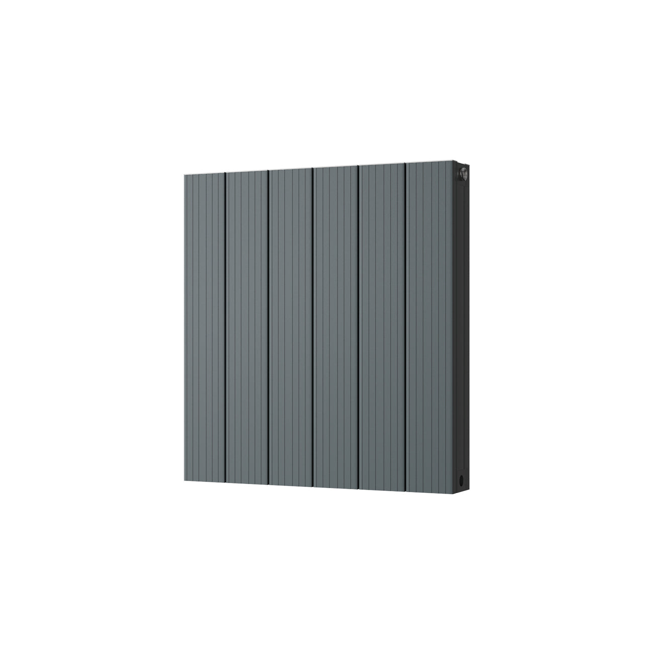 Thetford - Anthracite Horizontal Radiator Double Panel H600mm x W560mm Grooved