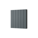 Thetford - Anthracite Horizontal Radiator Double Panel H600mm x W560mm Grooved
