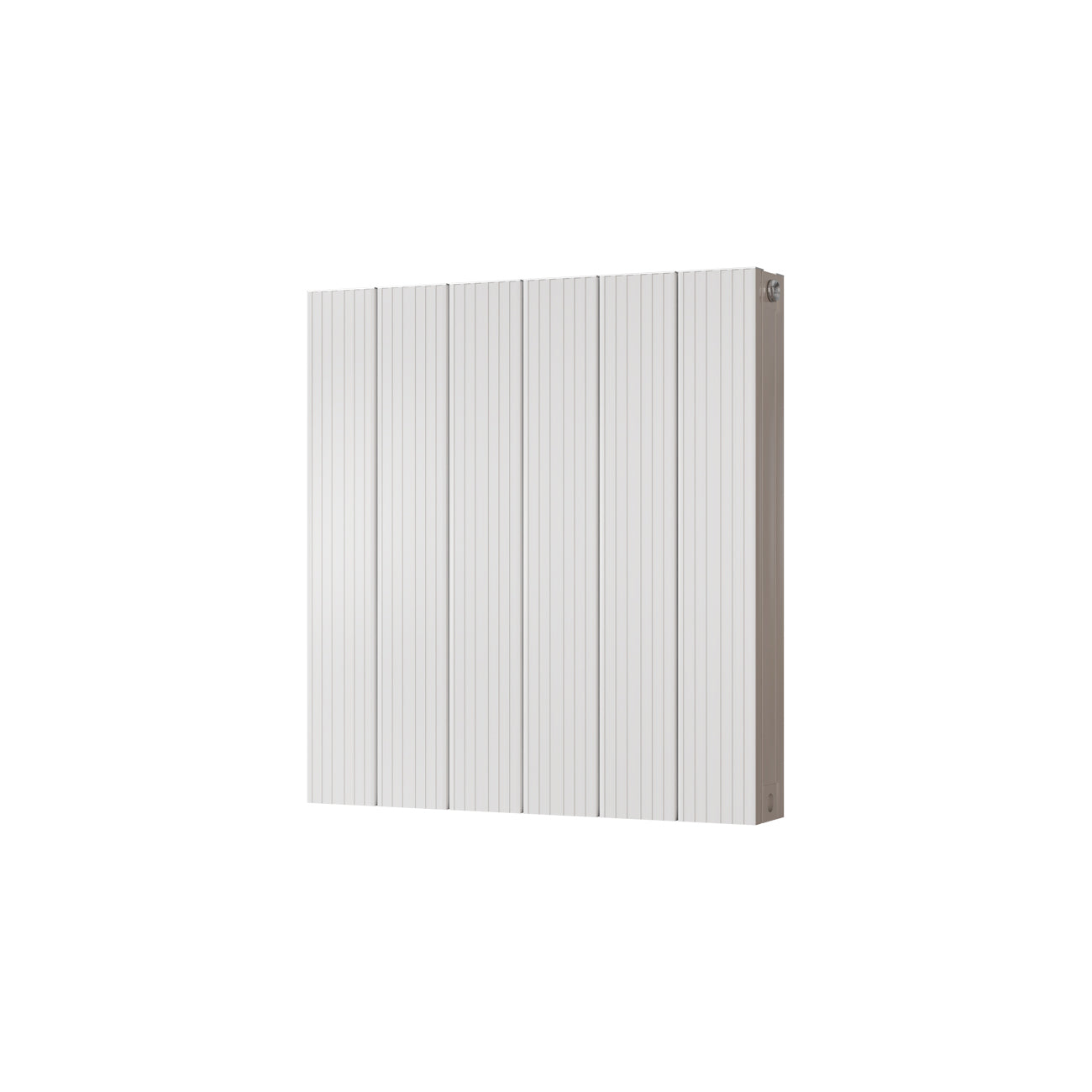Thetford - White Horizontal Radiator Double Panel H600mm x W560mm Grooved