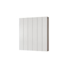 Thetford - White Horizontal Radiator Double Panel H600mm x W560mm Grooved