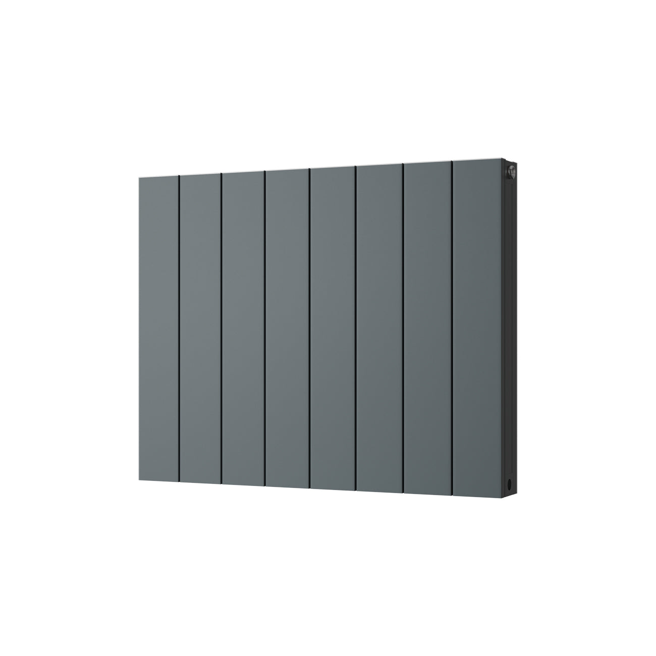 Thetford - Anthracite Horizontal Radiator Double Panel H600mm x W748mm Smooth