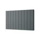 Thetford - Anthracite Horizontal Radiator Double Panel H600mm x W936mm Smooth