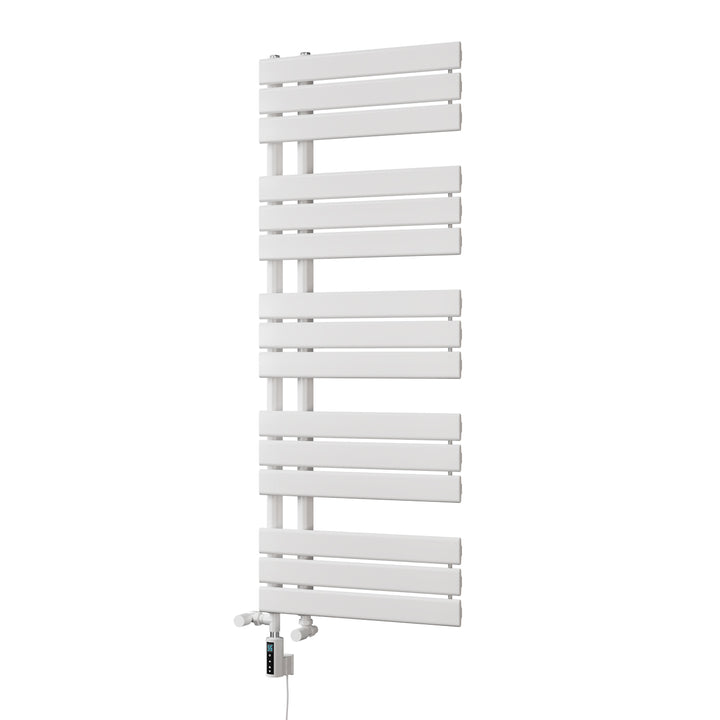 Tristan - White Dual Fuel Towel Rail H1292mm x W500mm Thermostatic WIFI
