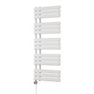 Tristan - White Electric Towel Rail H1292mm x W500mm 600w Thermostatic