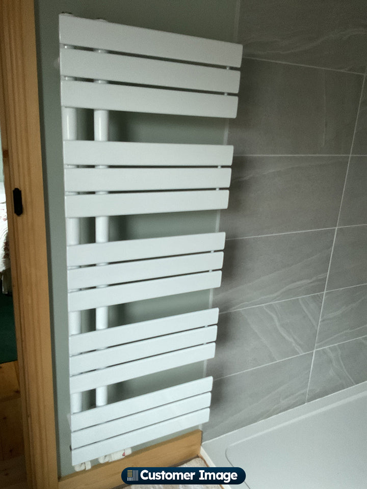 Tristan - White Towel Radiator - H1292mm x W500mm