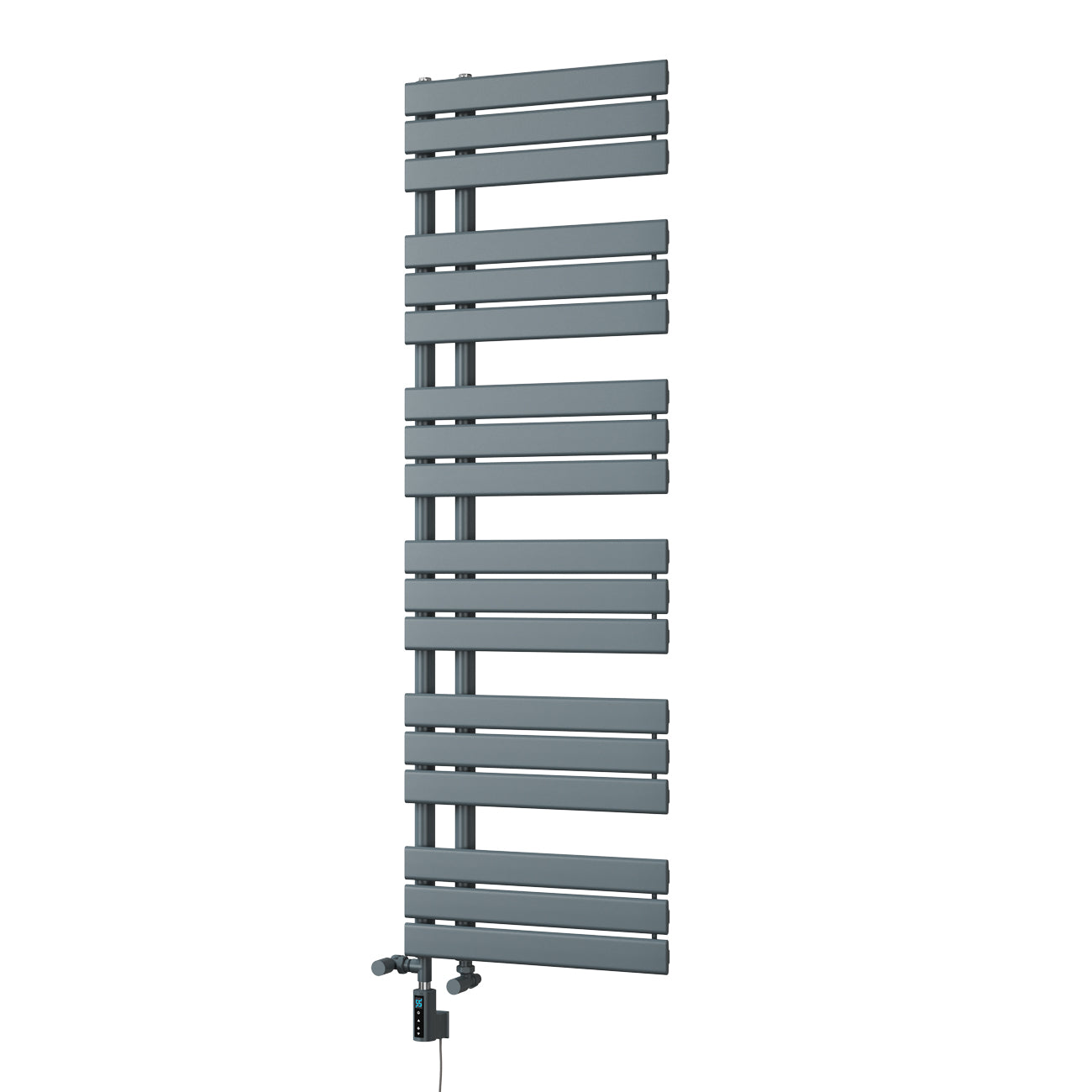 Tristan - Anthracite Dual Fuel Towel Rail H1564mm x W500mm Thermostatic WIFI