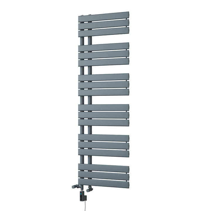 Tristan - Anthracite Dual Fuel Towel Rail H1564mm x W500mm Thermostatic WIFI